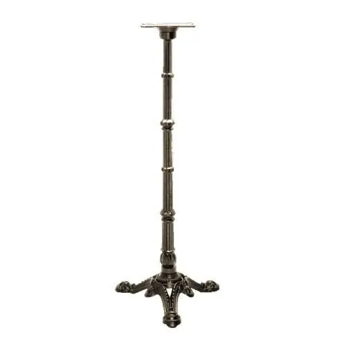 Tischuntergestell "London 3 bar" aus Gusseisen 107cm Höhe in Messing Heißes Angebot