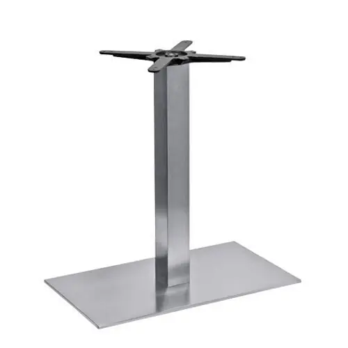 Sonderangebot Tischuntergestell "Ontario" aus Edelstahl 72cm Höhe in Farbe Brushed SS
