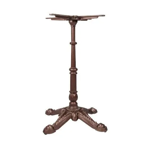 Tischuntergestell "London 4" aus Gusseisen in Kupfer Farbe, Höhe 70 cm Knallerangebot