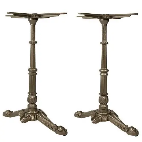 Tischuntergestell "London 2" aus Gusseisen 72cm Höhe in Messing Jetzt Kaufen