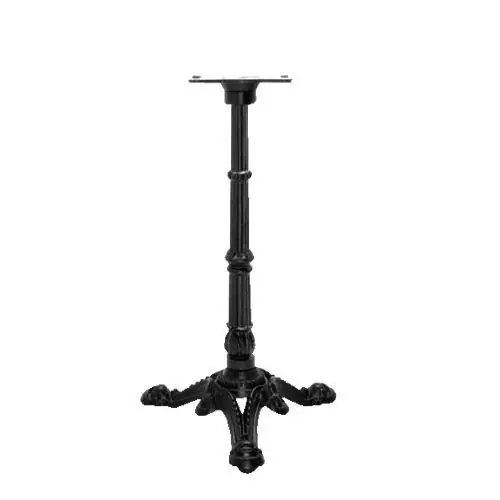 Tischuntergestell "London 3" aus Gusseisen 72cm Höhe in Schwarz Markenprodukt
