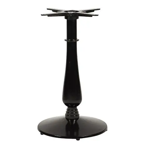 Tischuntergestell "Sienna" aus Gusseisen 72cm Höhe in Schwarz Versand Am Gleichen Tag