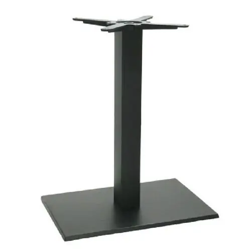 Rabatt Tischuntergestell "Imperio" aus Gusseisen 72cm Höhe in Schwarz