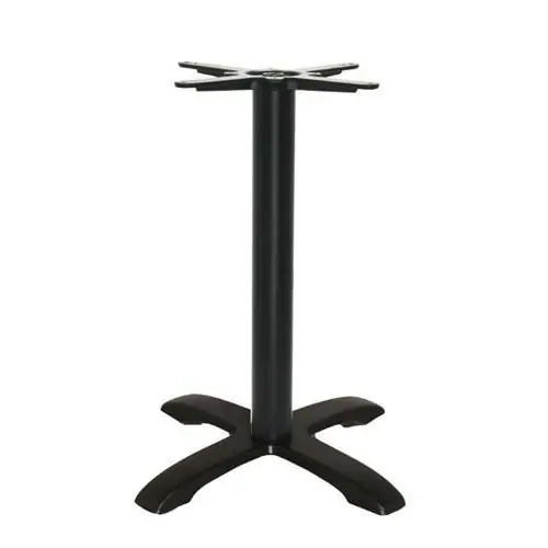Tischuntergestell "Dallas" aus Gusseisen 72cm Höhe in Schwarz Markenprodukt