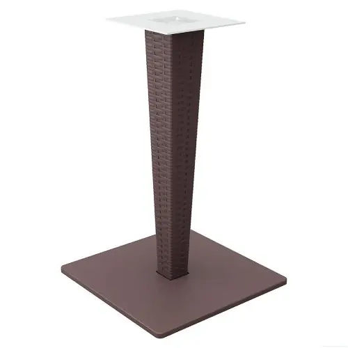 Riva Tischbein Rattan in Braun 45x45x71 cm Sichere Zahlung