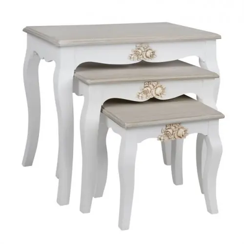 Beistelltische Set MELODY 53,5x34x47cm Knallerangebot