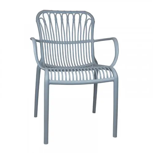 Neu Im Sortiment Sessel "Lola" aus Polypropylen in blau