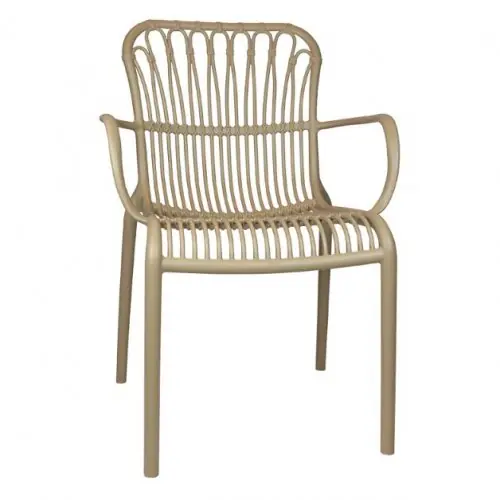 Sessel "Lola" aus Polypropylen in Beige Meistverkauft