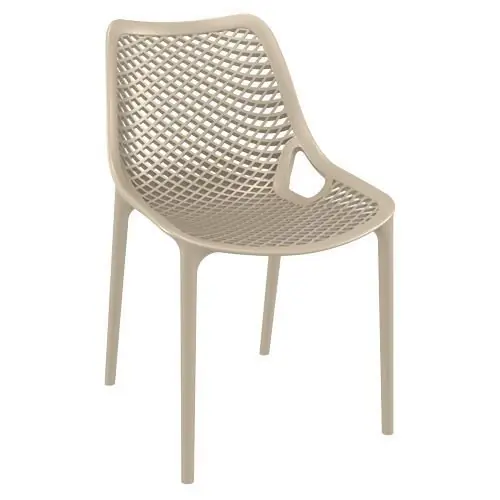 Stuhl "Air" aus Polypropylen in taupe Sonderaktion