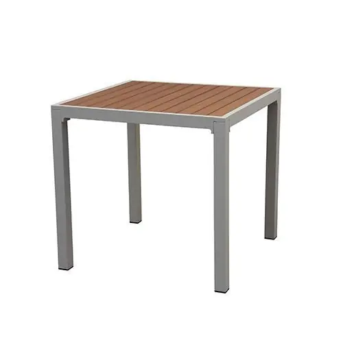 Top-Seller Outdoor Tisch "Marlon" aus Aluminium Taupe 80x80cm 75cm Höhe