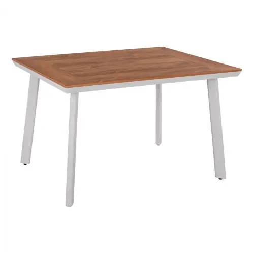 Knallerangebot Weißer Aluminiumtisch mit Oberfläche 120x80x72,5H cm.