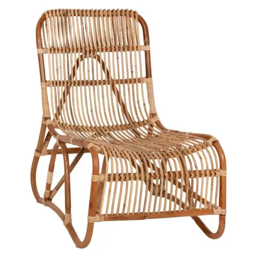 SESSEL BRONNY FÜR DEN AUSSENBEREICH RATTAN IN NATÜRLICH 60x82x92Hcm Markenware
