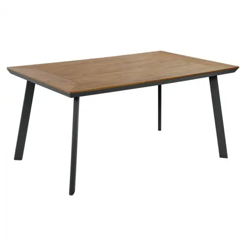 Aluminiumtisch mit Polywood in grau 160x92x72 Markenware