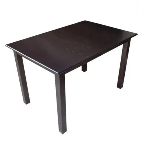 Preisreduziert Rechteckiger Tisch aus Buchenholz in Wenge 120x80x72H cm