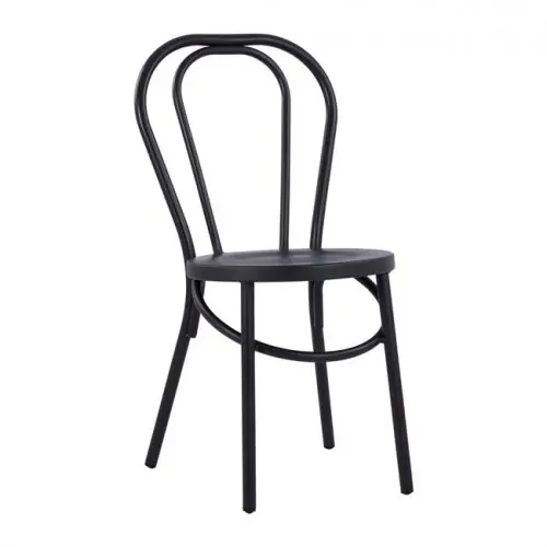 Expressversand "Wien" Stuhl in Aluminium braun 42x52x88,5 cm