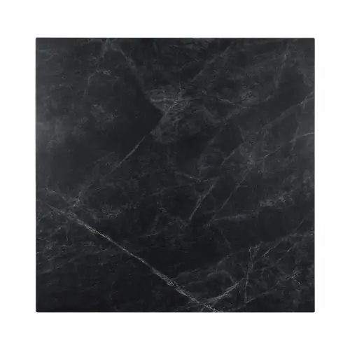 HPL Tischplatte 80x80 Schwarzer Marmor Direktkauf