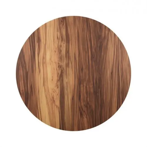 HPL Tischplatte Ø 60x1,5 Holzoptik Nur Für Kurze Zeit