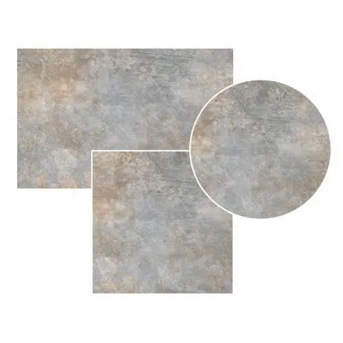 Tischplatte "Topalit Zinc" Ø70cm 26-34 mm Stärke - Hoch komprimiertes gepresstes Holz Super-Preis