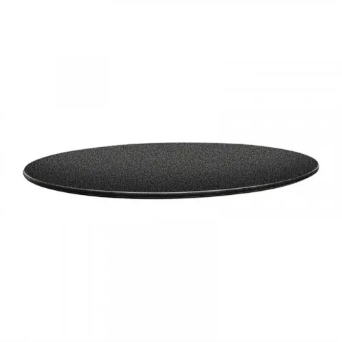Top-Angebot Tischplatte "Topalit Smartline" in Anthrazit Ø70 cm 3,4cm Stärke