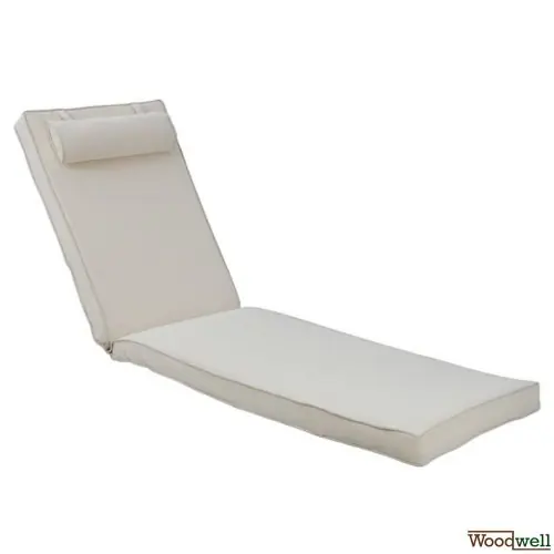 Macedonia Sonnenbankkissen aus TEXTILINE 1x2 in Farbe Creme Echt
