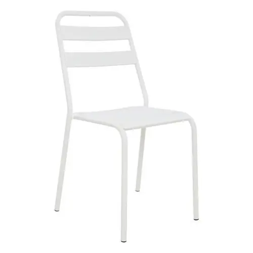 Sofort Bestellen Metall Stuhl ,,Jason" in Weiß