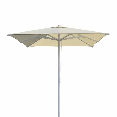 Rabatt 3X3 ALUMINIUM REGENSCHIRM MIT KRÄHE IM ECRU SCHATTEN