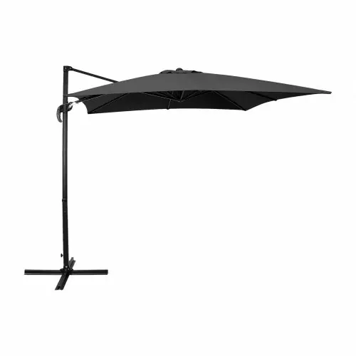 "ALU" REGENSCHIRM PROFESSIONAL ANHÄNGER 3X3 360 GRAD MIT SCHWARZEM ACRYLSTOFF Preiswert