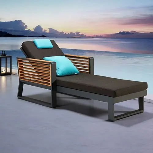 Beliebt Sonnenliege Sunlounge "New York" in anthrazit Aluminium
