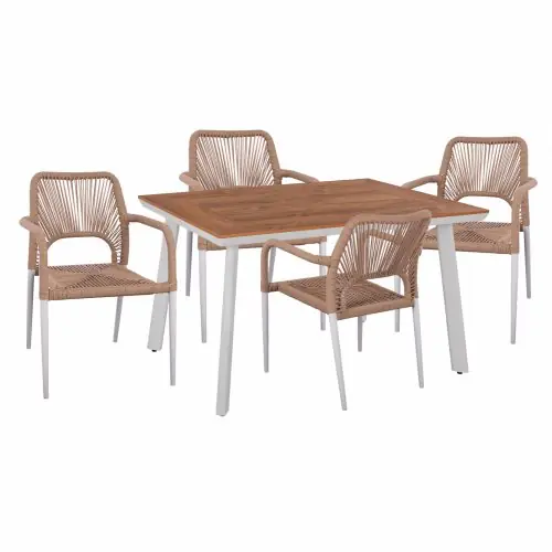 ESSENSET AUS ALUMINIUM WEISS Neu
