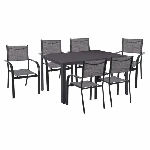 Sofort Bestellen ESSENSET SET RECHTECKIG GRAU