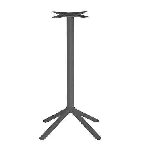 Outdoor Tischuntergestell "Mona Bar" aus Aluminium 108cm Höhe in Anthrazit Preis Gesenkt