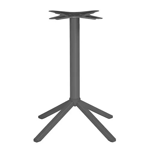 Outdoor Tischuntergestell "Mona" aus Aluminium 72cm Höhe in Anthrazit Kracherpreis