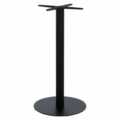 Solange Der Vorrat Reicht Metall Tischuntergestell Kreuz mittelhoch in schwarz matt 46x46cm Φ49x94cm