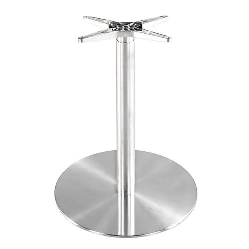 Outdoor Tischuntergestell "Getafe" aus Edelstahl 71-110cm Höhe verstellbar Garantierte Lieferung
