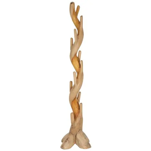Mega-Angebot GARDEROBENSTÄNDER MASSIVES SUAR NATURAL 40X40X200