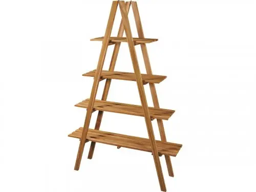 Regale im minimalistischen Stil aus massivem Teakholz Schnäppchen