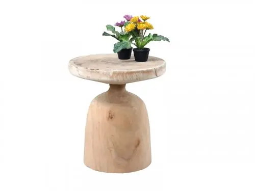handgefertigter Hocker aus natürlichem Suar Top-Seller