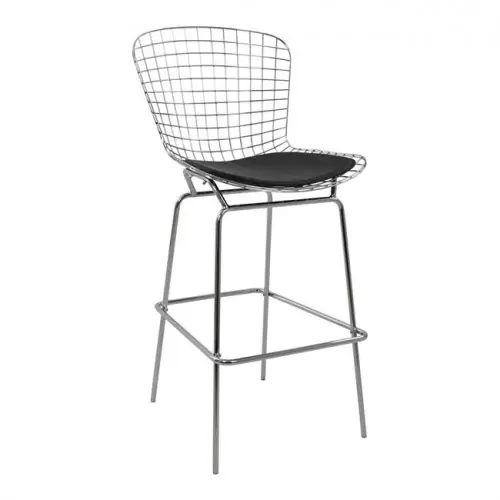 Barhocker aus Metall in Chrom Neuheit