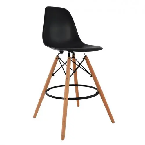Versand Am Gleichen Tag Barhocker EAMES in Schwarz