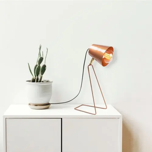 Tischlampe Metall Bronze 15x25x40 cm Solange Der Vorrat Reicht