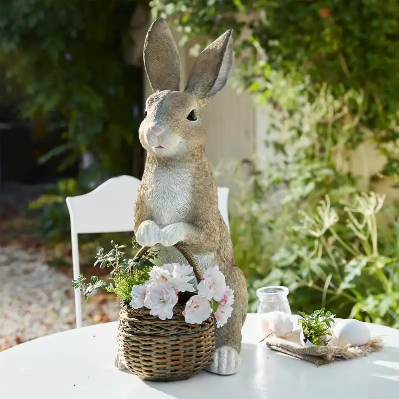 Bestseller Hase mit Pflanzkorb Alais