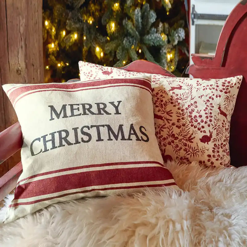 Kissenhülle 2er Set Merry Christmas Jetzt Bestellen