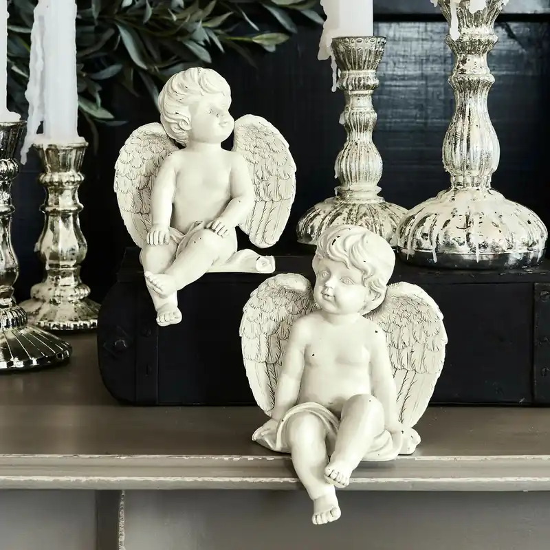 Letzte Chance Deko-Engel 2er Set Starlight