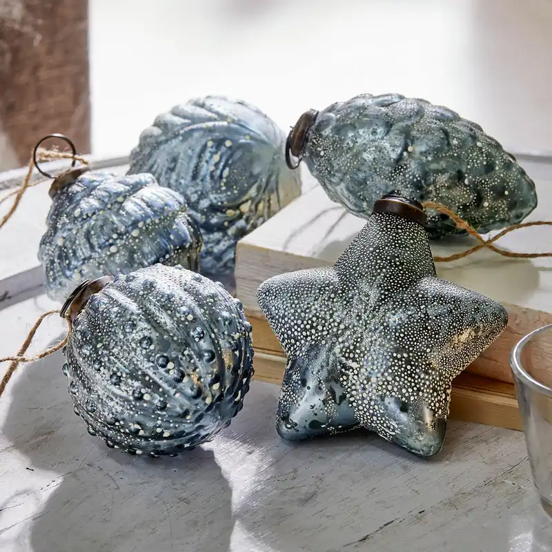 Weihnachtsschmuck 5er Set Feuilles Markenprodukt
