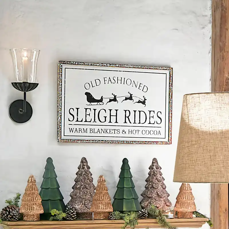 Dekoboard Sleigh Rides Zertifiziert