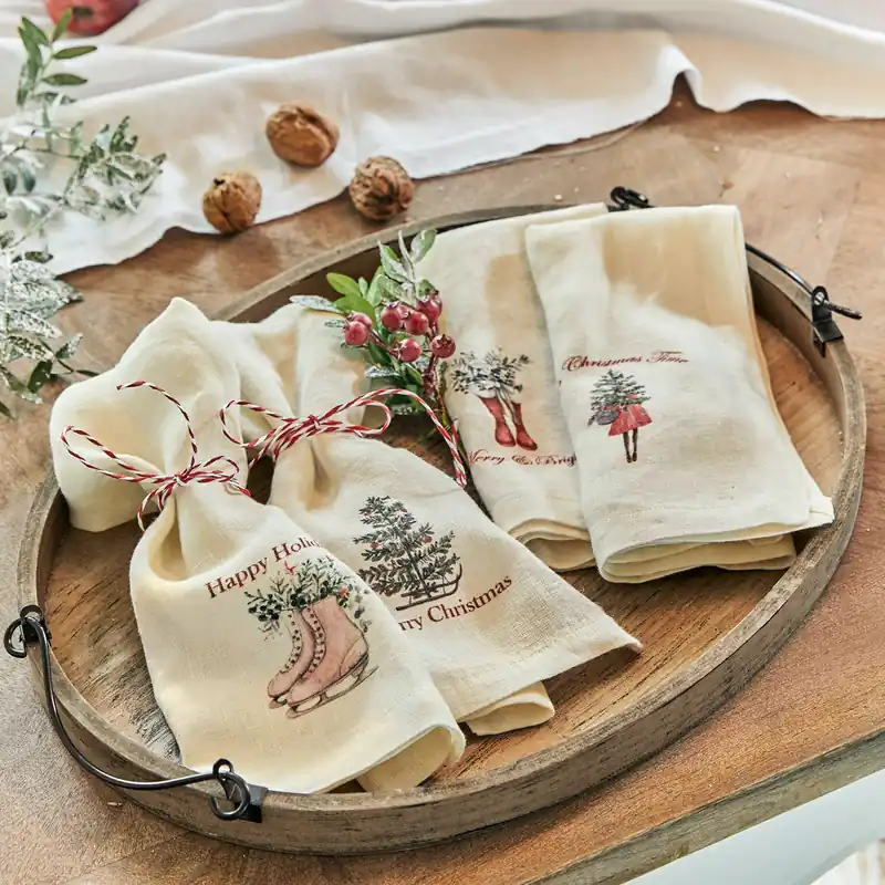 Serviette 4er Set Merry & Bright Letzte Chance
