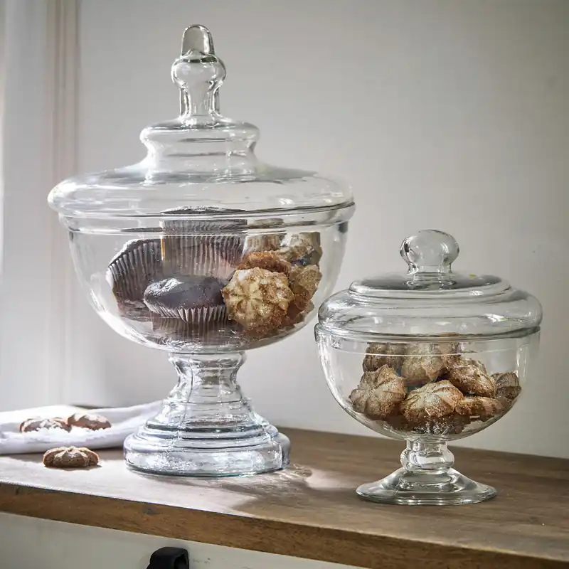 Glasdose 2er Set Meriden Preisreduziert