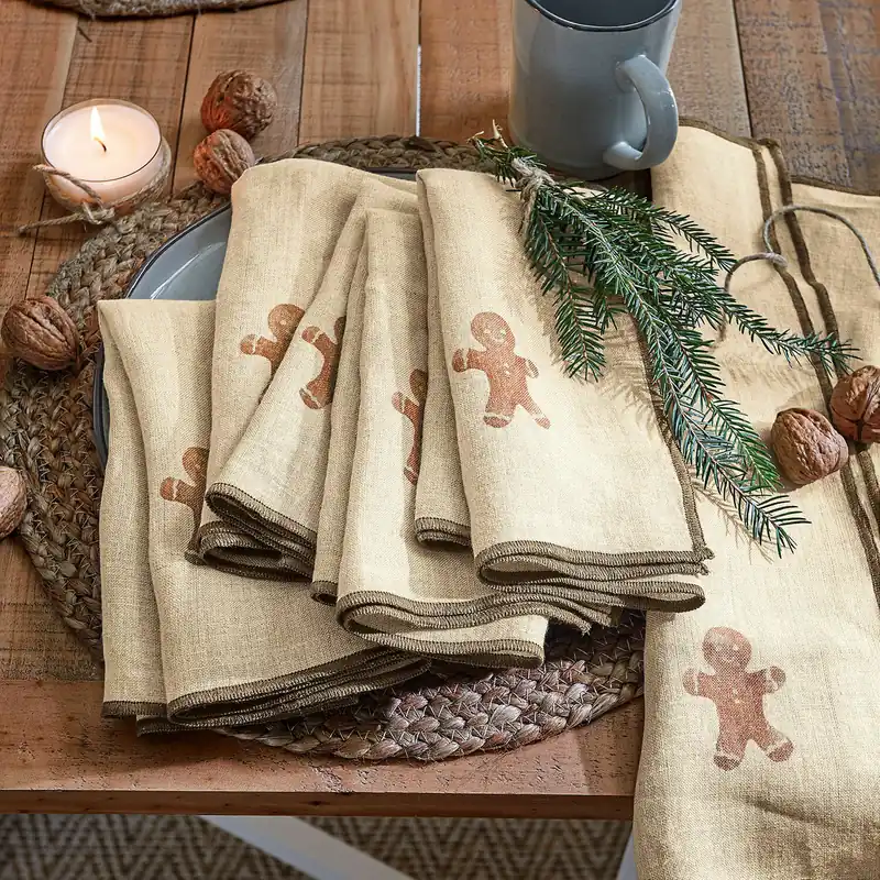 Versand Am Gleichen Tag Serviette 6er Set Gingerbread