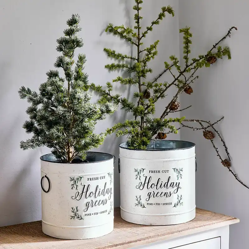 Must-Have Übertopf 2er Set Holiday Greens