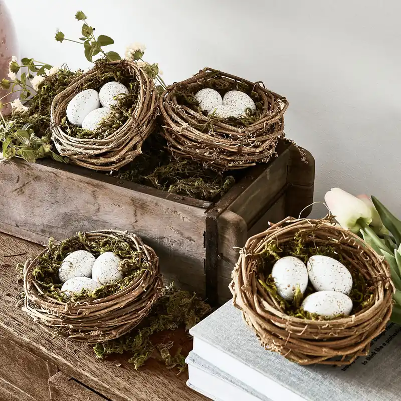 Preis Gesenkt Nest mit Eiern 4er Set Trista
